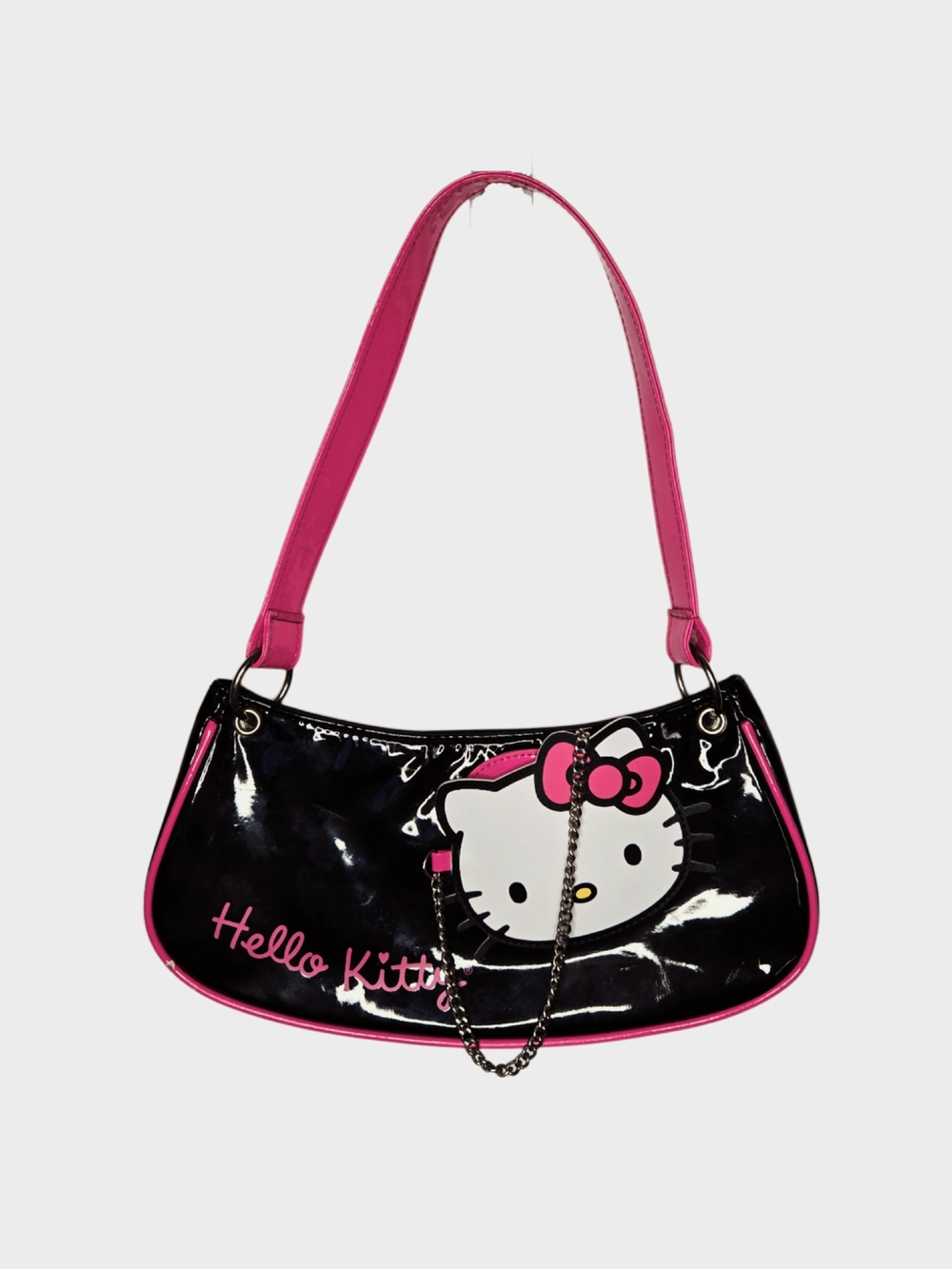 Y2k Hello Kitty Black & Pink Shoulder Bag!